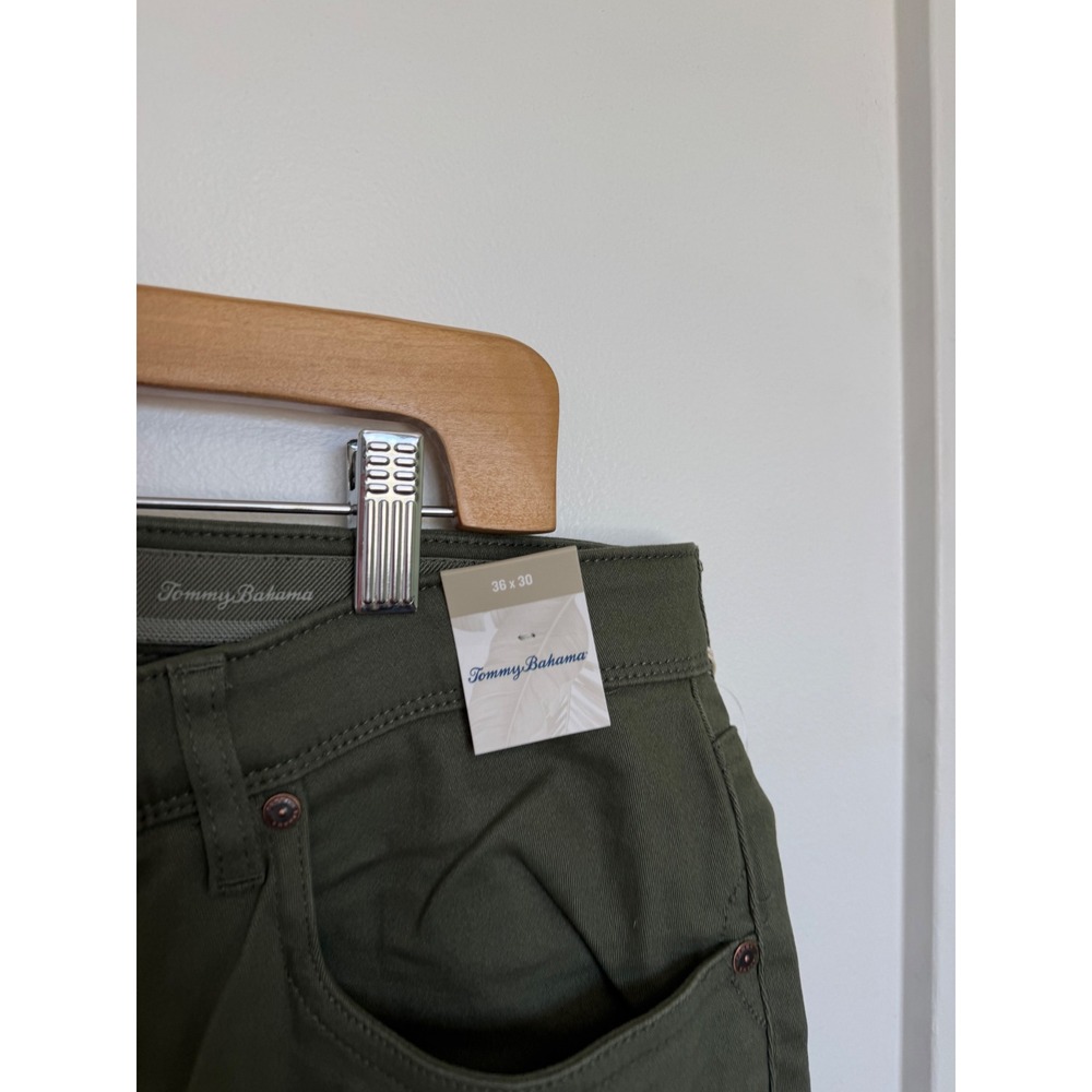 Tommy Bahama Boracay Traveler 5 Pocket Pants – Palm Moss – Men's 36x30 – NWT - Picture 3 of 5